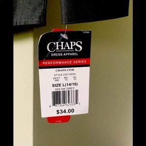 Large Boys Chaps long sleeved collared shirt